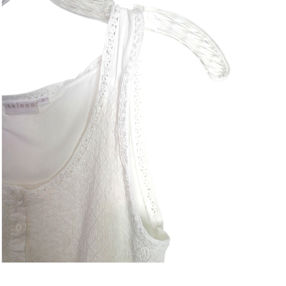 Taleen Feminine white cotton nightgown - S - Picture 5 of 8